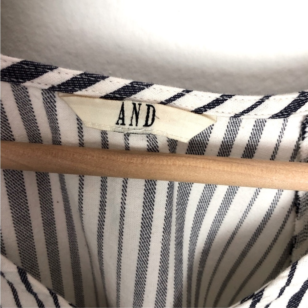 AND Mixed Stripe Cotton Shift Dress - Picture 4 of 12